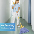 Commercial Mop with Extra Head Replace,63" Heavy Duty Industrial Mop - Image 3
