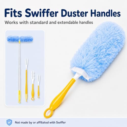Duster Refills Compatible with Swiffer Duster Handles, 20 Count, 1 Handle - Image 3