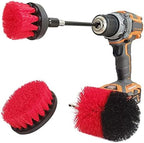 Drill Brush Attachment Set Three Brushes| Bring It On Power Scrubber Brush Cleaning Kit | Plus 6 Inch Extension, Use On Grout, Cars, Bathroom Surfaces, Tile, Baseboard, Shower and Tubs - Image 2