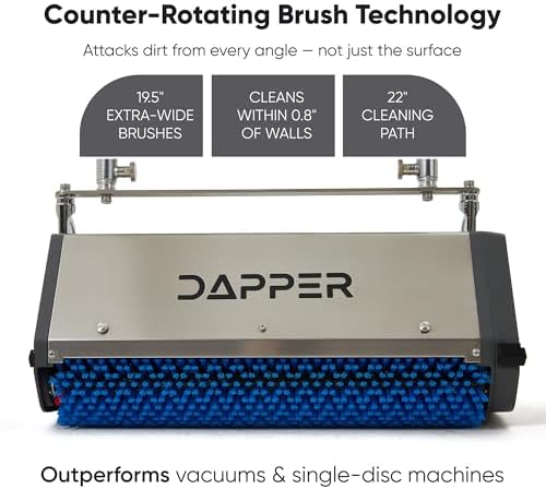 22" Counter-Rotating Brush (CRB) Commercial Carpet & Hard Floor Cleaning Machine – 450 RPM, Quiet 53 dBA, Durable 60 lb Wide-Area Scrubber – Ideal for Banquet Halls, Event Centers & Large Facilities - Image 6