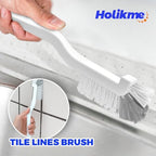 Holikme Dish Brush Cleaning Brush Set for Cleaning Groove Gap,Green - Image 3