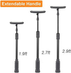 hygger Fish Tank Cleaner 6 in 1 Aquarium Cleaning Tool Kit Al-gae Scraper Scrubber Pad Sponge Tube Brush Gravel Rake Fish Net Telescopic Handle for Saltwater Freshwater - Image 6