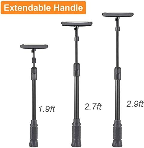 hygger Fish Tank Cleaner 6 in 1 Aquarium Cleaning Tool Kit Al-gae Scraper Scrubber Pad Sponge Tube Brush Gravel Rake Fish Net Telescopic Handle for Saltwater Freshwater - Image 6