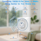 Window Cleaner Robot with 4 Cleaning Modes, 8000Pa Suction Remote Control - Image 5