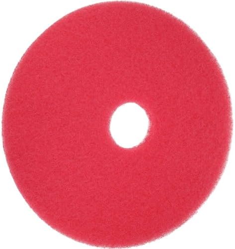PRO SOURCE Red High Gloss Buffing Pads for Floor Machines: 5 Pack, 17" Diameter - Image 3