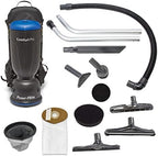 Powr-Flite Comfort Pro Backpack Vacuum Commercial, 6-Quart Canister, BP6S by Powr-Flite