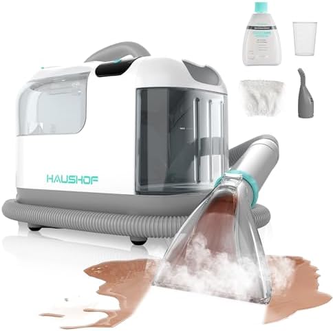 HAUSHOF Steam Carpet and Upholstery Cleaner Machine, with 3 Modes & 3 Tools by HAUSHOF