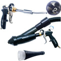 Car Interior Detailing Air Blow Gun &vacunm Gun,Cleaning Gun Quickly Blasts Dirt and Dust from Surface Works with Air Compressor(Upgrade Aluminium Rotate Tube) 2IN1 by DOZIME