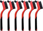 6-Pack Nylon Cleaning Brushes - Non-Scratch Nylon Bristles for Delicate Surfaces & Daily Cleaning | Ergonomic Grip with Mini Head & Hanging Hole by XDMTWLKJ