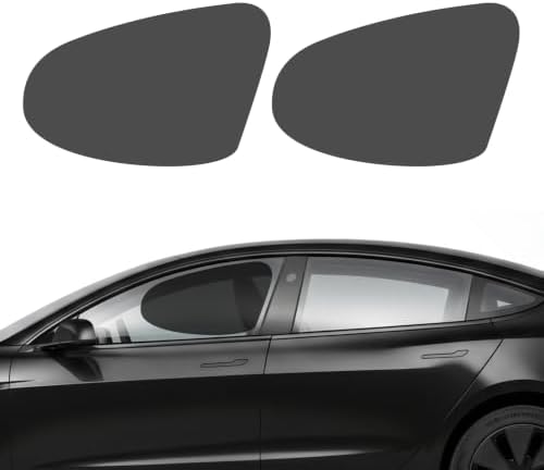 Car Side Window Sun Shades, Static Cling for Commuters and Rentals, 2 Pack by AUTOWOEL