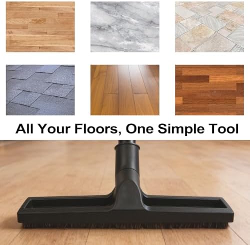 ANBOO 32mm 1 1/4 inches Vacuum Hardwood Floor Attachment Accessories Deluxe Extra Large Hardwood Brush 1-1/4inch Multi Surface Vacuum Attachments 360 Degrees Swivel Head Hard Floor Brush - Image 3