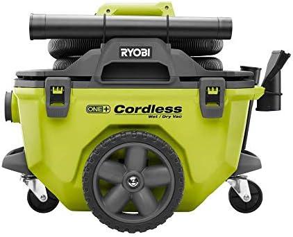 Ryobi 18-Volt ONE+ 6 Gal. Cordless Wet/Dry Vacuum (Bare-Tool) with Hose, Crevice Tool, Floor Nozzle and Extension Wand - Image 2
