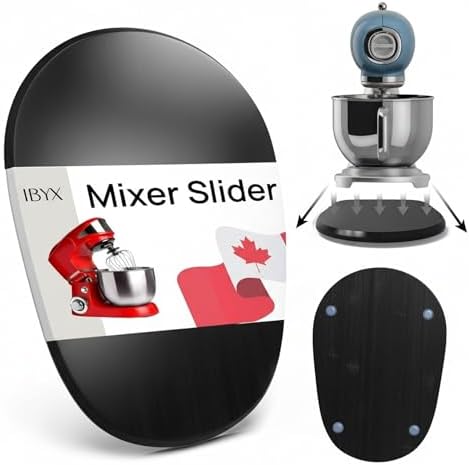 Ibyx Mixer Slider, Stand Mixer Sliding Mat, Black, 5.5 Qt, Made in Canada by Ibyx