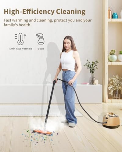 Steam Cleaner with 21 Accessories, 1.5L Capacity - Image 2