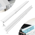 16.5"-33" Stove Gap Covers Stainless Steel 2PCS, Stove Gap Filler, White by Householdproducts