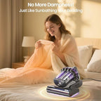 Xlife Mattress Vacuum, Bed Vacuum Cleaner with 2 Roller Brushes for Pet Hair, 253.7nm UV-C Light, 140F° Heating, 550W 16KPA Suction, HEPA Filter Couch Vauum for Bed, Sofa, Pillow, Baby Crib - Image 2