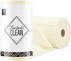 Fantasticlean Microfiber Cleaning Cloth Roll- 75 Sheets, 12" x 12" (Beige) by Fantasticlean