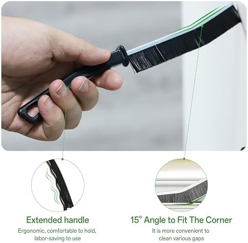 Crevice Cleaning Brush, Hard Bristle 8 Pcs Cleaning Tools Set for Home, Detail Cleaning Brush for Tight Spaces, Bathroom Tiles, Kitchen, Car & Grout Lines - Image 6