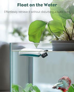 Pawfly Strong Magnetic Fish Tank Cleaner Aquarium Magnetic Glass Cleaner Brush with 2 Detachable Scrapers, Floating Scrubber Brush Cleaning Tool for 1/4-1/2 Inch Thick Glass - Image 6