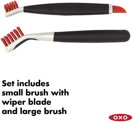 OXO Good Grips Deep Clean Brush Set, Orange, Blue - Image 4