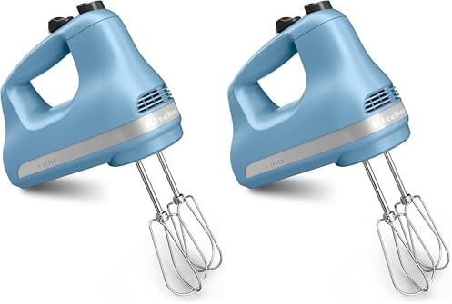 KitchenAid 5-Speed Ultra Power Hand Mixer - KHM512,Velvet Blue,(Pack of 2) by Unknown