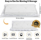 Twin Mattress Vacuum Bag with 2 bands, 94.5 x 47.2 in, Moving and Storage - Image 2