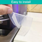 Stove Counter Gap Cover - 21 Inch Silicone Oven Gap Filler 2 Pack Clear - Image 5