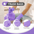 Teivio Small Purple Trash Bags 4 Gallon 160 Count Kitchen Garbage Bags - Image 4