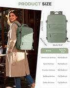 coofay Vacuum Backpack Travel with Pump Vacpack Travel Backpack with Vacuum System Mochila de Viaje Compresion al Vacio Easyvacpack Airbag Backpacks for Traveling Carry on Luggage - Image 4