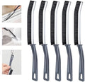 5 Pcs Hard Bristle Crevice Cleaning Brush - Crevice Cleaning Brushes for Household Use, Multifunctional Corner Gap Cleaning Brush Tool Grout Cleaner Brush for Kitchen Bathroom Window Track by KAMISAFE