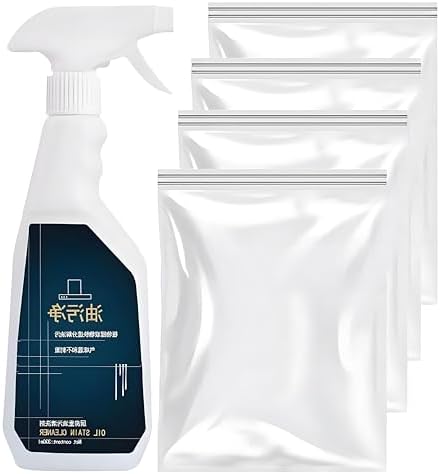 Oven Rack Cleaner Kit With Bags, No Scrub Oven Rack Cleaner Bags, Reusable And Leak-Proof, Environmental Friendly, Suitable For Cleaning Of Various Sizes (Bags + Cleaner Kit) by Unknown