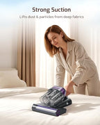 Simple Deluxe Mattress Vacuum Cleaner, 350W Bed Vacuum Cleaner with 18Kpa Powerful Suction and Triple Dust Bin, 253.7nm UV-C Light, HEPA Filter & Ultrasoni, 149℉ Heat, Handheld for Bed, Sofa, Corded - Image 5