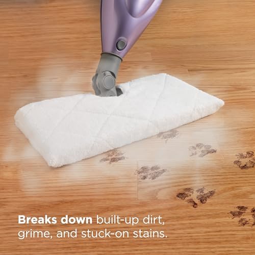 Shark Steam Pocket Mop with 2 Washable Double-sided Pads, Purple, S3501 - Image 4