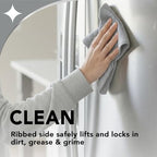 Weiman Microfiber Cloth for Stainless Steel, Safely Traps and Removes Dirt, Oil and Grime to Protect from Scratches 13.8" x 13.8" (Pack of 4) - Image 3