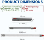 Extension Hose and Crevice Tool Compatible with Dyson V7 V8 V10 V15 Cleaner - Image 3