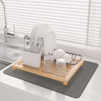 Stove Top Cover for Electric Stove- Range Covers for Electric Stove,Silicone XXL Dish Drying Mat, Glass Cooktop Covers, Flat RV Range top Mats (Gray, 30"x21") - Image 4
