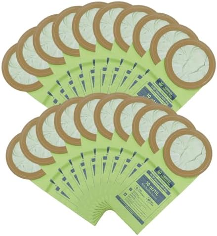 20 Pack 100331 Backpack Vacuum Bags Compatible with ProTeam 10 QT Vac by Unknown