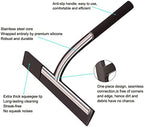 Silicone Shower Squeegee, Black, 9 inch - Image 3