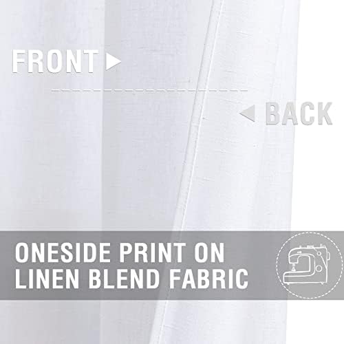 jinchan Lien Tier Curtains and Valances, 26x36, 3 Panels, Beige White - Image 4