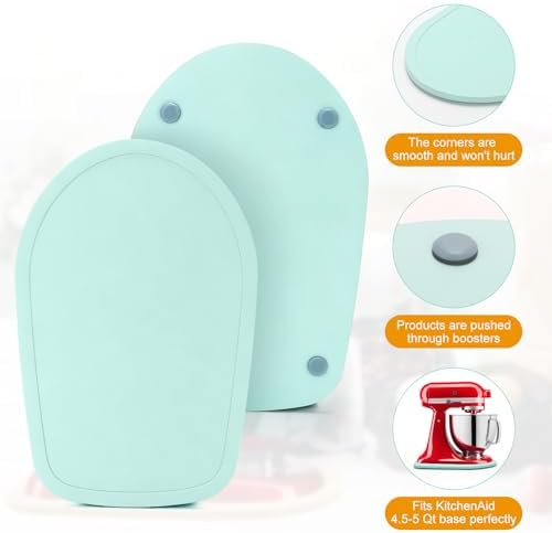 Mixer Slider Mat for Tilt Head Kitchen Aid 4.5-5 Qt Stand Mixer, Blue - Image 4