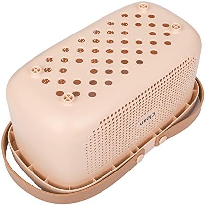JiatuA Plastic Storage Basket with Handle Portable Shower Caddy Tote Organizer Basket Bin for Bathroom Kitchen Dorm Room Bedroom, Pink - Image 3