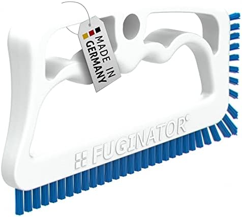 Fuginator Scrub Brush for Tile and Grout: Stiff Nylon Bristle Scrubbing Brush - Bathtub and Shower Scrubber for Floor Joints and Tile Seams - Cleaning Brushes and Supplies for Bathroom and Kitchen by Fugenial