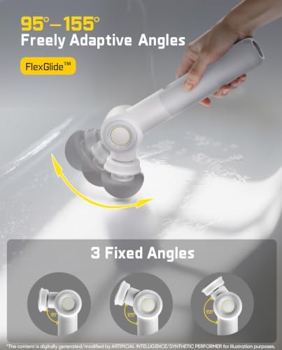 Fanttik Flip G9 Pro Electric Scrubber, VoltiPulse Motor, for Bathroom - Image 4