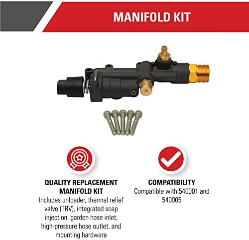 Simpson Manifold Replacement Kit for AAA Pressure Washer Pumps - Image 2