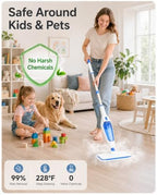 SENMO Steam Floor Mop, 14-in-1 Detachable Steam Cleaner for Home Cleaning - Image 2