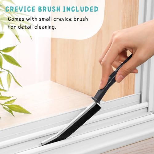 Grout Brush with Long Handle, 49'' Tile Cleaner Tool for Shower, Floors Scrubber for Bathroom Cleaning - Image 4