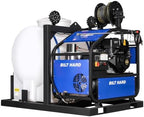 BILT HARD 4000 PSI 4 GPM Hot Water Pressure Washer with 171 Gal Water Tank, 420cc 15HP Gas Engine, Electric Start Skid Mounted Gas Powered Washer with Hose Reel, 49-State Certified by BILTHARD