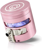 MANUAL Grinder AUTOMATIC Dispenser Large 2.5" Aluminum Alloy, for HOME & KITCHEN ONLY (Rose)… by Cloudious9