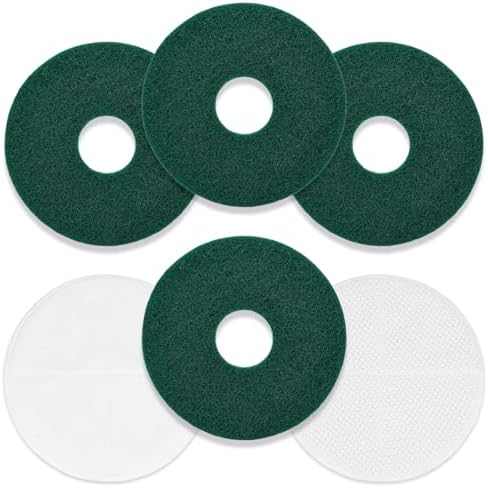 12 Inch Floor Machines Pads Compatible with Oreck Commercial 550MC Orbiter Floor Machine: 3 Kinds Materials are Available to Meet Various Floors (6 Packs£© by BeiLan