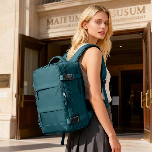 coofay Large Travel Backpack For Women Men Airline Approved Carry On Backpack Flight Approved Waterproof Sports Luggage Backpack Casual Daypack Small Hiking Backpack - Image 3
